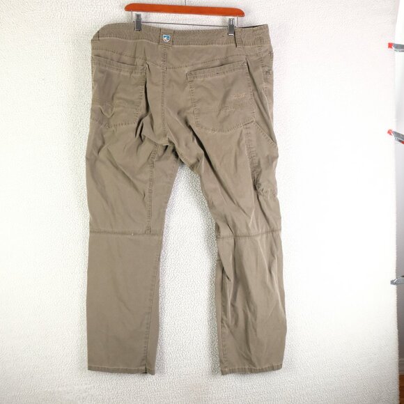 Kuhl Jeans Mens 40X30 Olive Green Revolvr Lightweight Stretch Hiking Outdoor - Picture 3 of 13